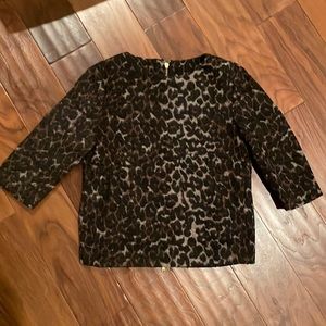 Leopard pattern top S